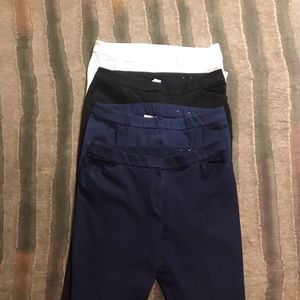 Chico’s Comfort Waist Straight Leg Pant - 4 Pairs